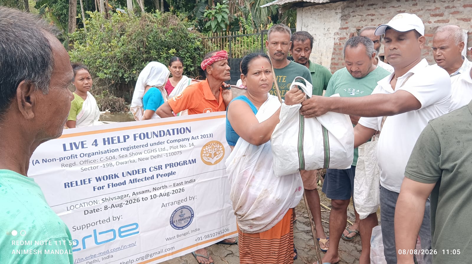 2026 (Aug), Flood Relief Work, Assam